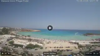 Thumbnail August 10, 2026 11:00 Ayia Napa Cyprus - Nissi Beach Panorama