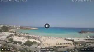 Thumbnail August 10, 2026 12:00 Ayia Napa Cyprus - Nissi Beach Panorama