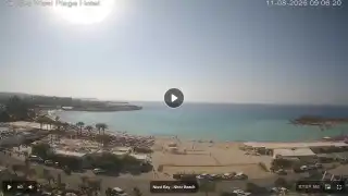 Thumbnail August 11, 2026 06:00 Ayia Napa Cyprus - Nissi Beach Panorama