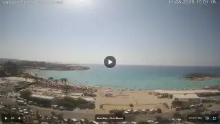 Thumbnail August 11, 2026 07:00 Ayia Napa Cyprus - Nissi Beach Panorama
