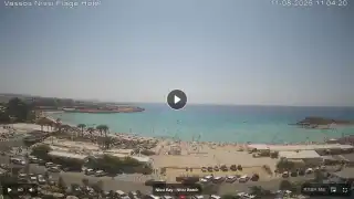 Thumbnail August 11, 2026 08:00 Ayia Napa Cyprus - Nissi Beach Panorama