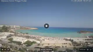 Thumbnail August 11, 2026 13:00 Ayia Napa Cyprus - Nissi Beach Panorama