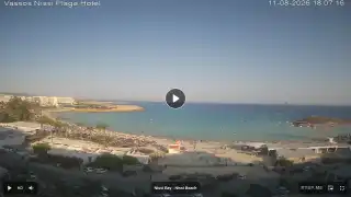Thumbnail August 11, 2026 15:00 Ayia Napa Cyprus - Nissi Beach Panorama