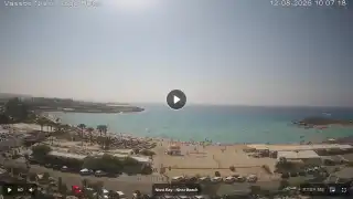 Thumbnail August 12, 2026 07:00 Ayia Napa Cyprus - Nissi Beach Panorama