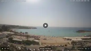 Thumbnail August 13, 2026 07:00 Ayia Napa Cyprus - Nissi Beach Panorama