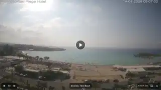 Thumbnail August 14, 2026 06:00 Ayia Napa Cyprus - Nissi Beach Panorama