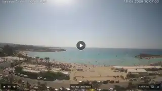Thumbnail August 18, 2026 07:00 Ayia Napa Cyprus - Nissi Beach Panorama