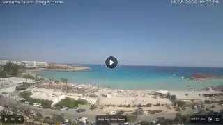 Thumbnail August 18, 2026 13:00 Ayia Napa Cyprus - Nissi Beach Panorama