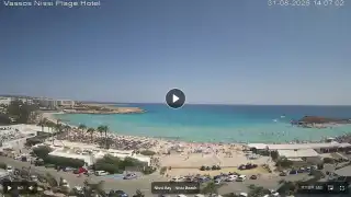Thumbnail August 31, 2026 11:00 Ayia Napa Cyprus - Nissi Beach Panorama