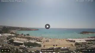 Thumbnail September 1, 2026 08:00 Ayia Napa Cyprus - Nissi Beach Panorama