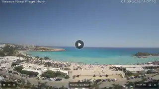 Thumbnail September 1, 2026 11:00 Ayia Napa Cyprus - Nissi Beach Panorama