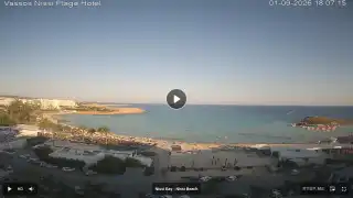Thumbnail September 1, 2026 15:00 Ayia Napa Cyprus - Nissi Beach Panorama