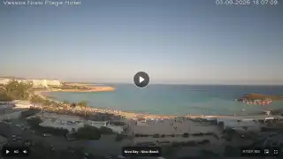 Thumbnail September 3, 2026 15:00 Ayia Napa Cyprus - Nissi Beach Panorama