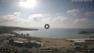Thumbnail September 4, 2026 06:00 Ayia Napa Cyprus - Nissi Beach Panorama