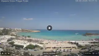 Thumbnail September 4, 2026 12:00 Ayia Napa Cyprus - Nissi Beach Panorama