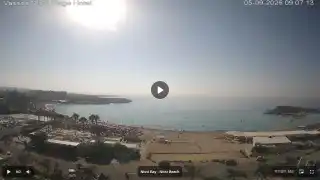 Thumbnail September 5, 2026 06:00 Ayia Napa Cyprus - Nissi Beach Panorama