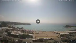 Thumbnail September 5, 2026 07:00 Ayia Napa Cyprus - Nissi Beach Panorama