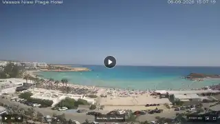 Thumbnail September 6, 2026 12:00 Ayia Napa Cyprus - Nissi Beach Panorama
