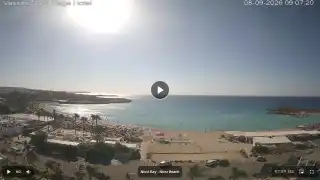 Thumbnail September 8, 2026 06:00 Ayia Napa Cyprus - Nissi Beach Panorama