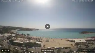 Thumbnail September 8, 2026 07:00 Ayia Napa Cyprus - Nissi Beach Panorama