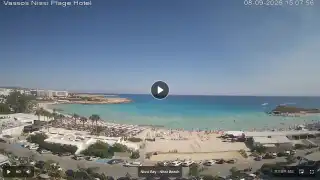 Thumbnail September 8, 2026 12:00 Ayia Napa Cyprus - Nissi Beach Panorama