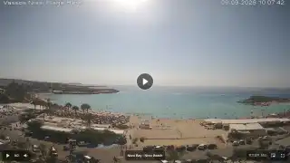Thumbnail September 9, 2026 07:00 Ayia Napa Cyprus - Nissi Beach Panorama