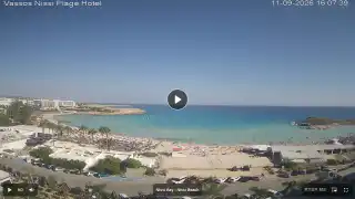 Thumbnail September 11, 2026 13:00 Ayia Napa Cyprus - Nissi Beach Panorama
