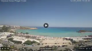 Thumbnail September 12, 2026 12:00 Ayia Napa Cyprus - Nissi Beach Panorama