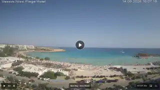 Thumbnail September 14, 2026 13:00 Ayia Napa Cyprus - Nissi Beach Panorama
