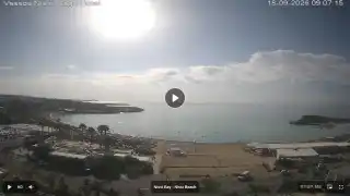 Thumbnail September 18, 2026 06:00 Ayia Napa Cyprus - Nissi Beach Panorama