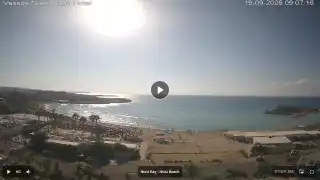 Thumbnail September 19, 2026 06:00 Ayia Napa Cyprus - Nissi Beach Panorama
