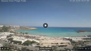 Thumbnail September 20, 2026 12:00 Ayia Napa Cyprus - Nissi Beach Panorama