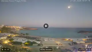 Thumbnail September 21, 2026 16:00 Ayia Napa Cyprus - Nissi Beach Panorama