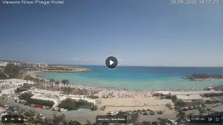 Thumbnail September 24, 2026 11:00 Ayia Napa Cyprus - Nissi Beach Panorama