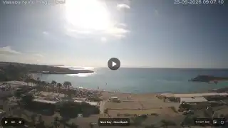 Thumbnail September 25, 2026 06:00 Ayia Napa Cyprus - Nissi Beach Panorama
