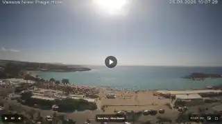 Thumbnail September 25, 2026 07:00 Ayia Napa Cyprus - Nissi Beach Panorama