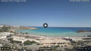 Thumbnail September 25, 2026 12:00 Ayia Napa Cyprus - Nissi Beach Panorama