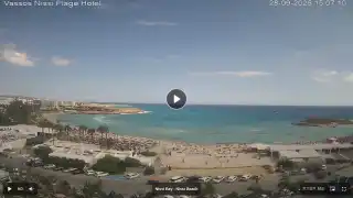 Thumbnail September 28, 2026 12:00 Ayia Napa Cyprus - Nissi Beach Panorama