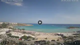 Thumbnail September 29, 2026 12:00 Ayia Napa Cyprus - Nissi Beach Panorama
