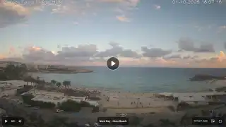 Thumbnail October 1, 2026 15:00 Ayia Napa Cyprus - Nissi Beach Panorama