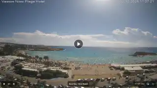 Thumbnail October 2, 2026 08:00 Ayia Napa Cyprus - Nissi Beach Panorama