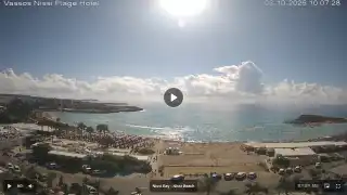 Thumbnail October 3, 2026 07:00 Ayia Napa Cyprus - Nissi Beach Panorama