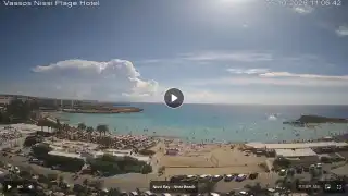 Thumbnail October 6, 2026 08:00 Ayia Napa Cyprus - Nissi Beach Panorama