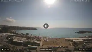 Thumbnail October 7, 2026 07:00 Ayia Napa Cyprus - Nissi Beach Panorama