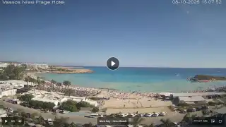 Thumbnail October 8, 2026 12:00 Ayia Napa Cyprus - Nissi Beach Panorama