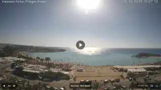 Thumbnail October 9, 2026 07:00 Ayia Napa Cyprus - Nissi Beach Panorama
