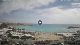 Thumbnail October 11, 2026 10:00 Ayia Napa Cyprus - Nissi Beach Panorama